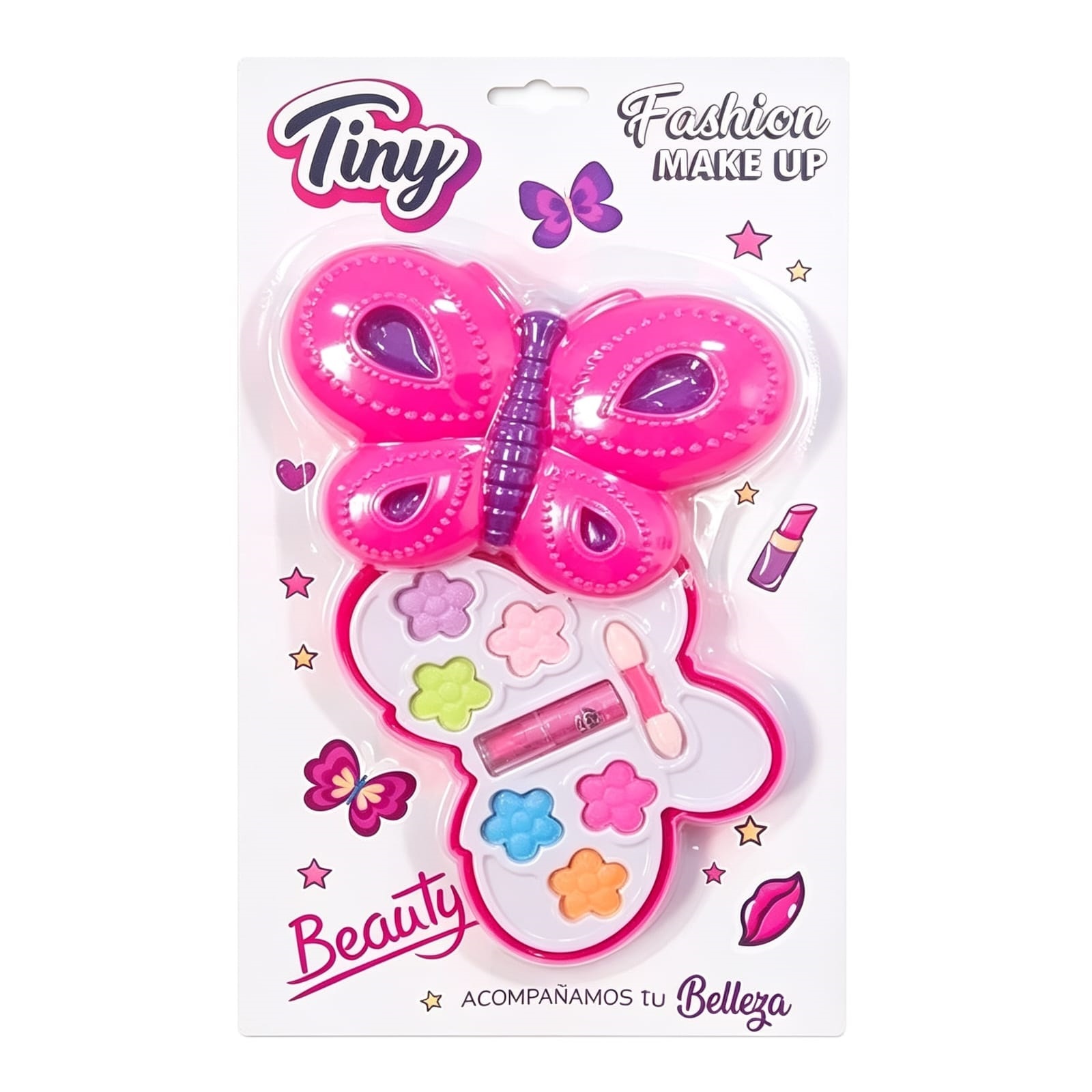 3147 - SET MAQUILLAJE TINY MARIPOSA  34X20X4