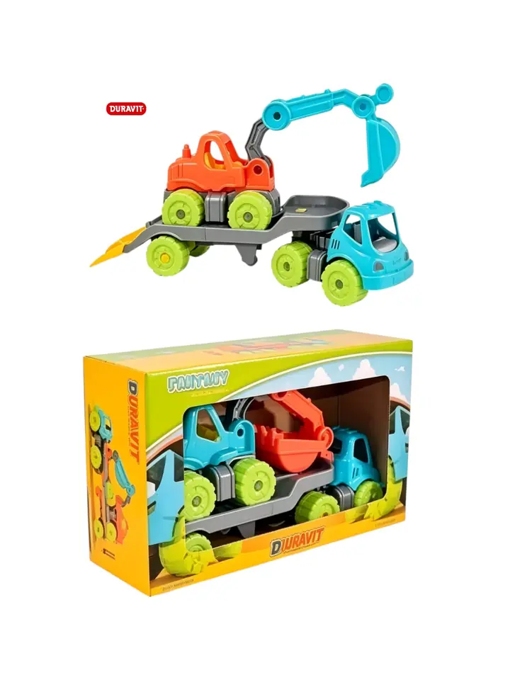 683 CONSTRUCTOR MINI TRAILER+RETRO INFANTIL   DURAVIT (Caja 12)
