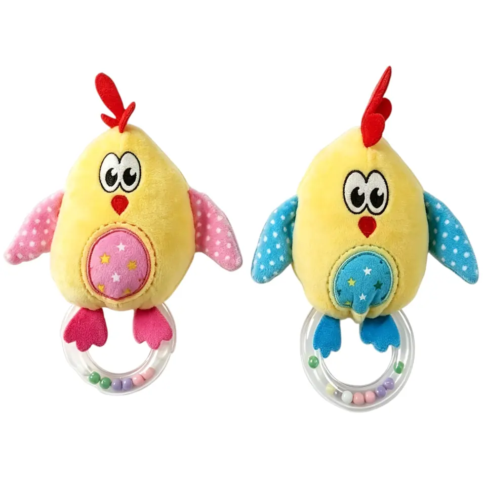 67817 SONAJERO 6" POLLITO C/RUIDO A PAPEL