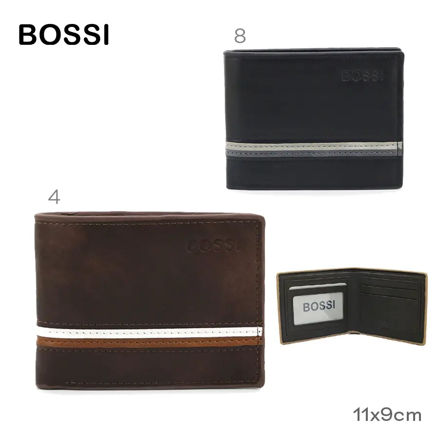 15778- Billetera Bossi T2	9cmx11 cmx1 cm	PU +info+fotos