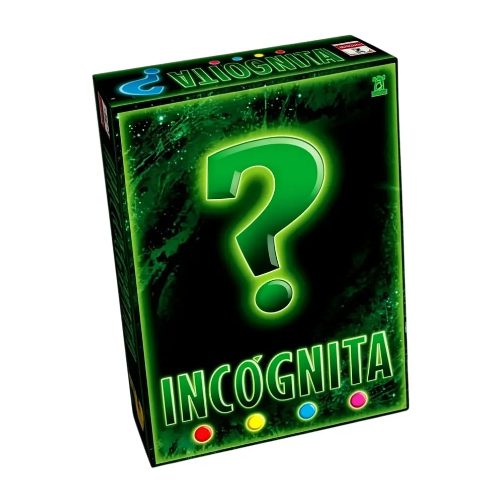IM235- Incógnita .IMPLAS  No Tradicionales Edad: a partir de 10 años Participantes: 2 Medidas de la caja: 27 x 19.5 x 6 Juego de estrategia..