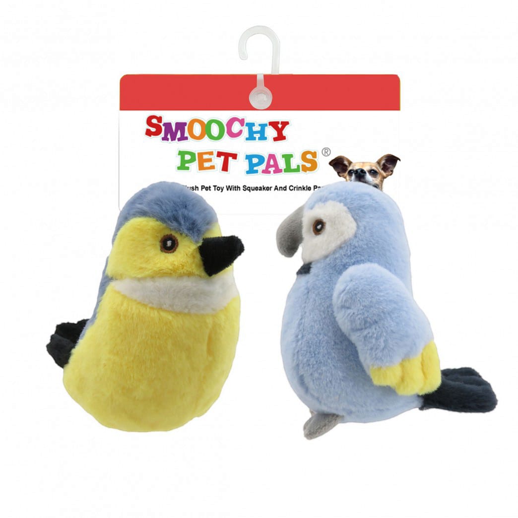 18494- MASCOTAS,PET SHOP, PET PALS,  PAJARITOS ( PRECIO X2) 5"=13CM C/SONIDOS "Juguetes para compartir con tu amigo de 4 patas" +INFO+FOTOS