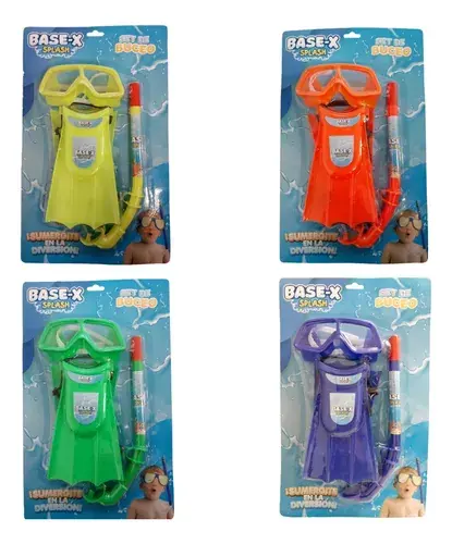 4203 - SET DE BUCEO BASE-X SPLASH (COLORES SURTIDOS) 42X26X5 (+FOTOS)