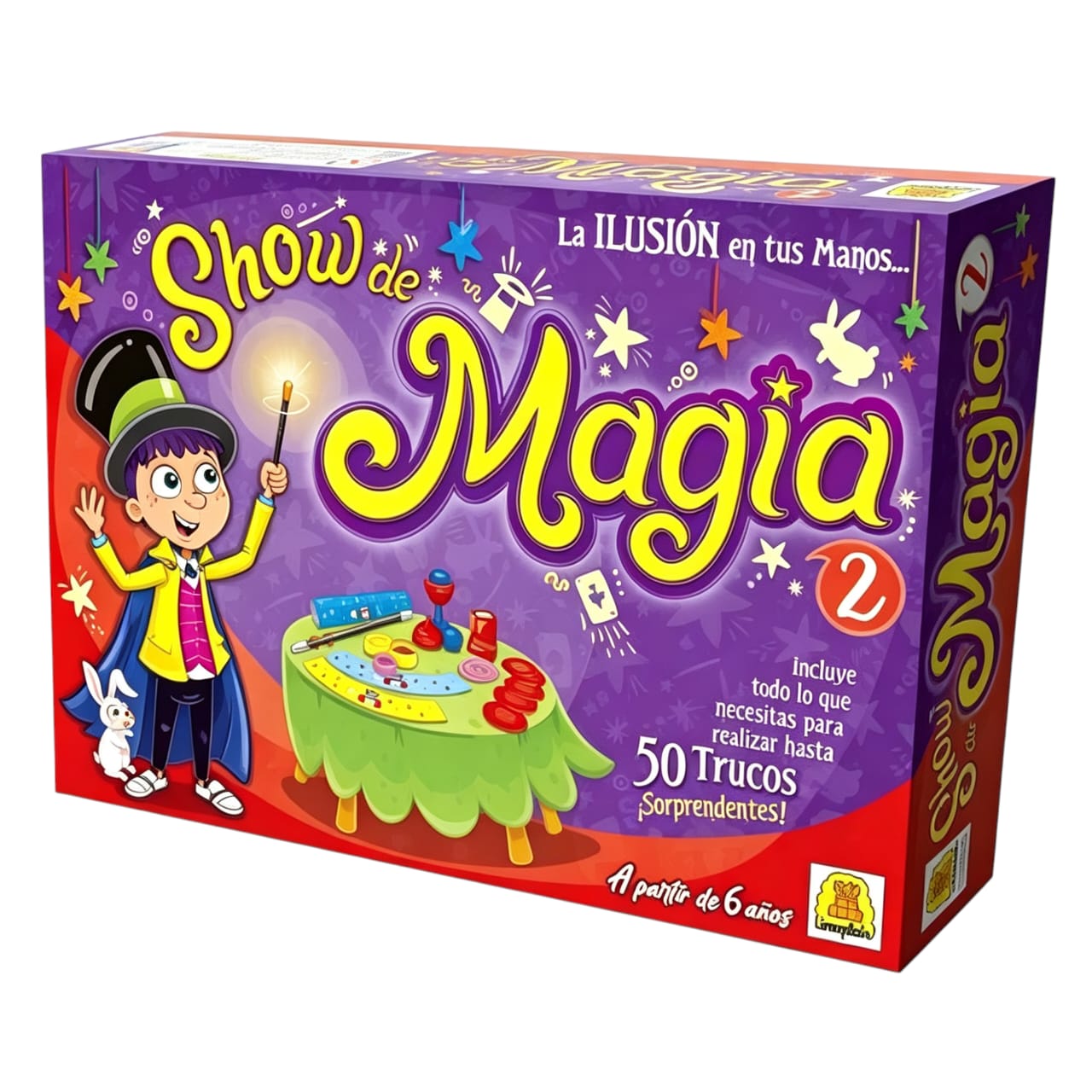 IM371- Magia 50 Trucos ( Mod 2), Juego de Magia. Edad: a partir de 6 años Participantes: 1 o mas Medidas de la caja: 27 x 19.5 x 6 cm. IMPLAS  No Tradicionales CAJAX8.