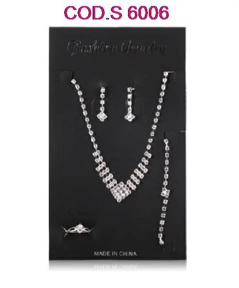 S6006 SET COLLAR AROS PULCERA ANILLO