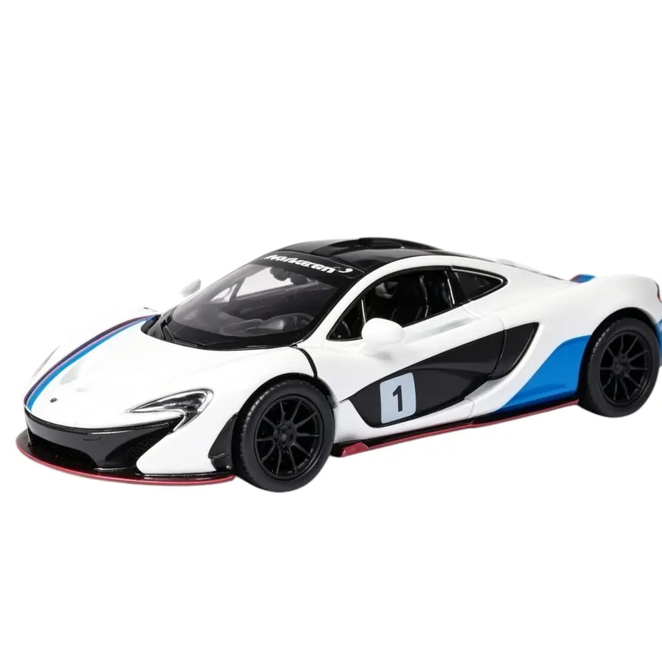43650-COLECCION KINSMART MC LOREN P1 W/PRINTING DIE CAST PB  5" LICENCIA  AUTOMOTRIZ PACKAGING   VISOR +INFO+FOTOS
