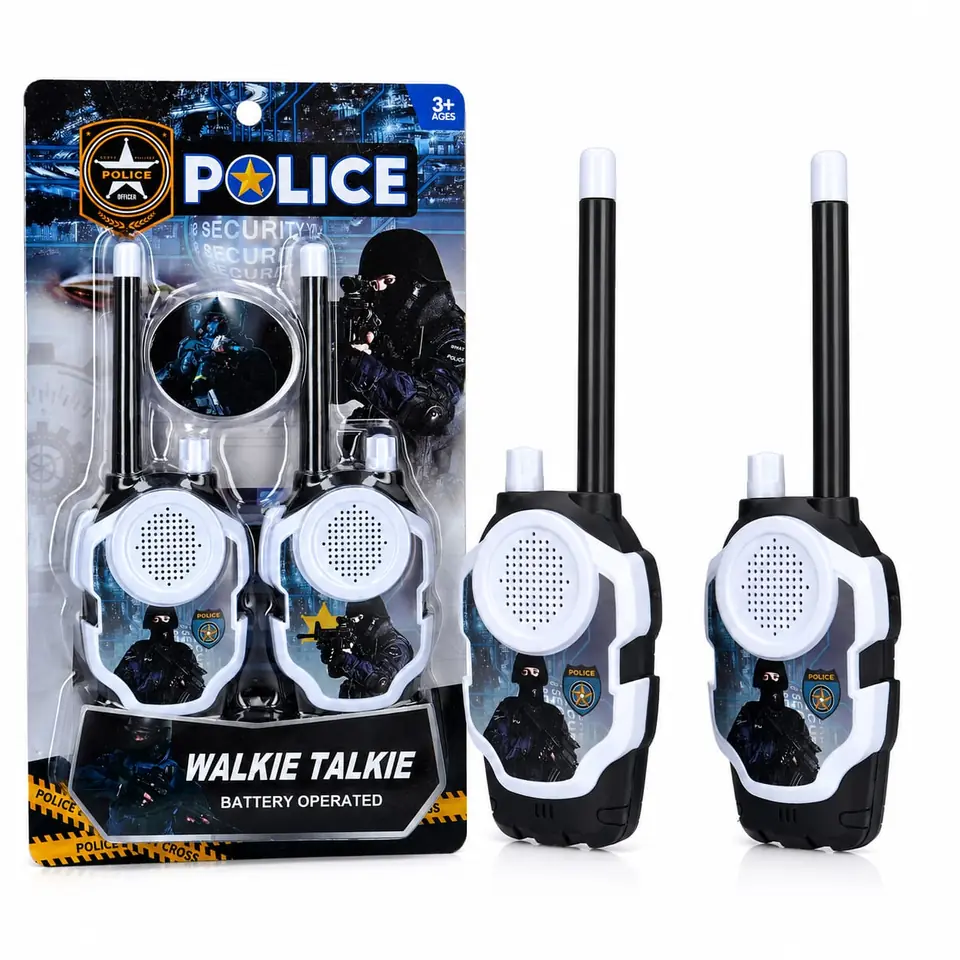 55659- INTERCOMUNICADORES WALKIE TALKIE POLICIA 32X18X4  JUGUETES +INFO+FOTOS