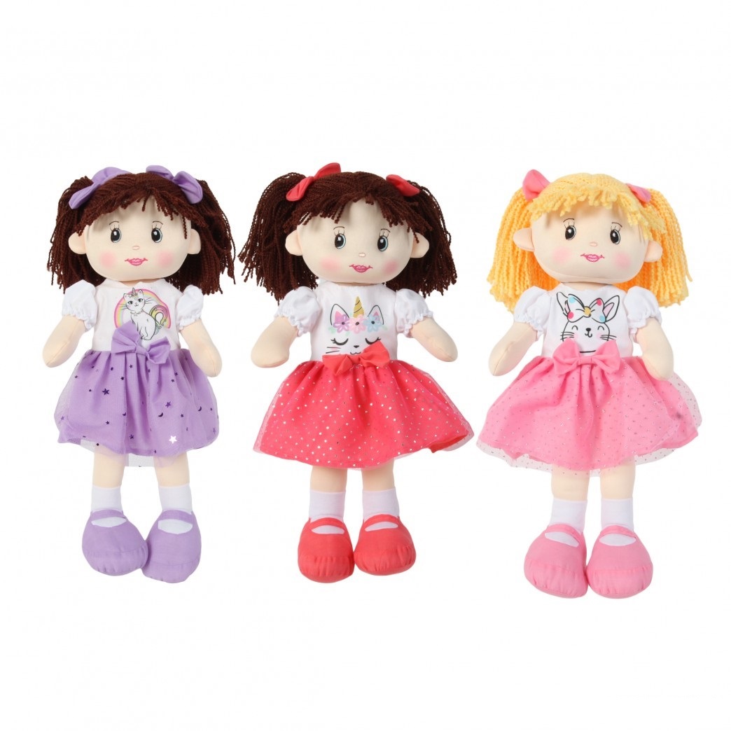 80863 MUÑECA 16" = 40CM MUSICAL 5 MELODIAS