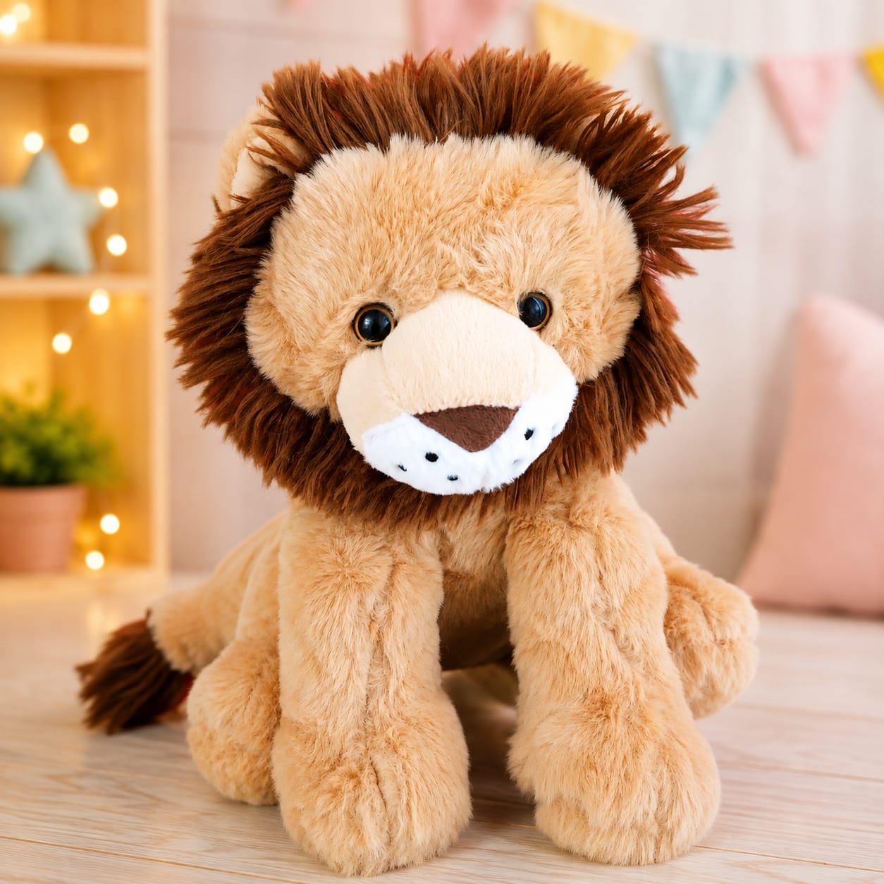 441171- LEON 10''  25CM PELUCHES  +INFO+FOTOS