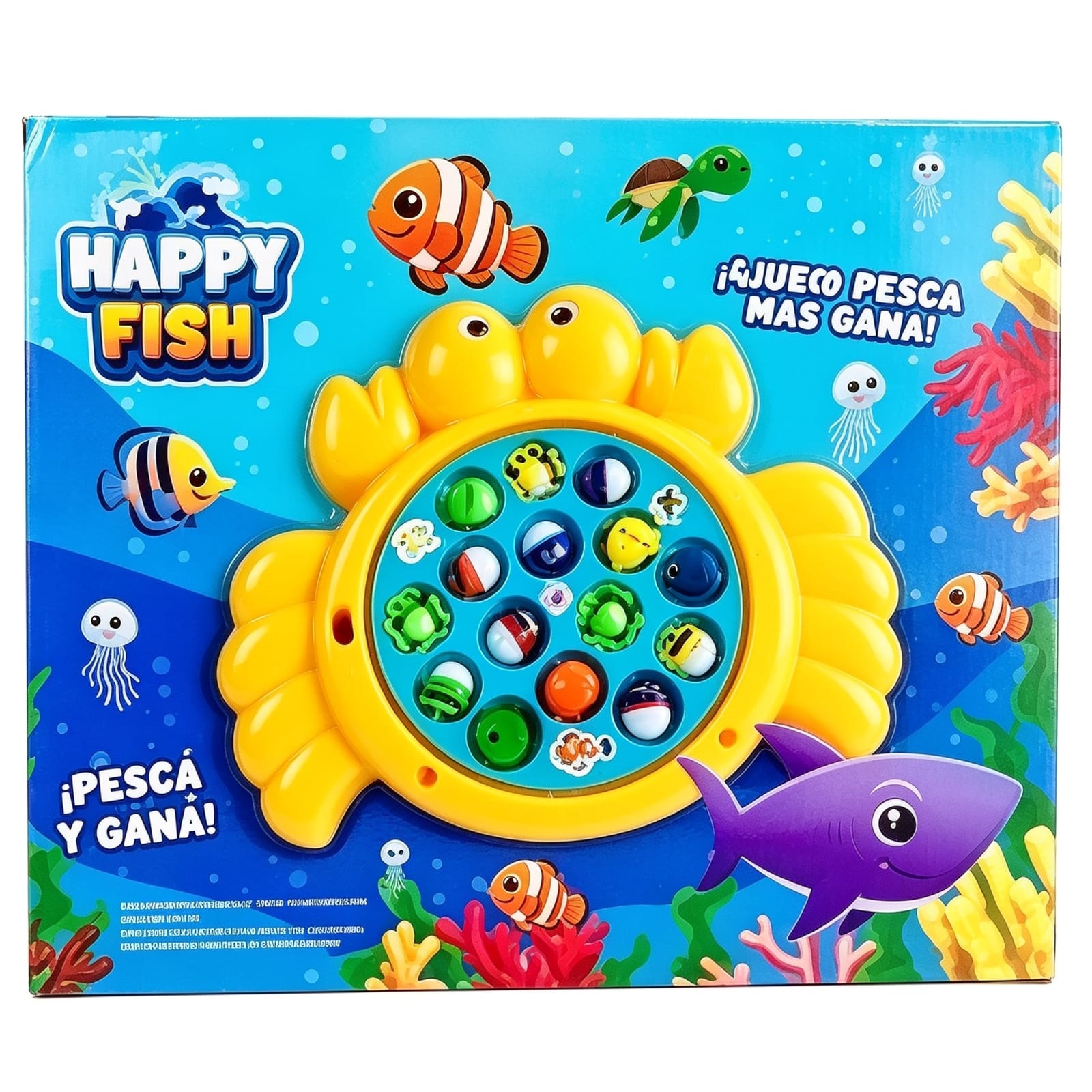 53571 - CONJUNTO PESCA MAGIC PILA  28X23X5