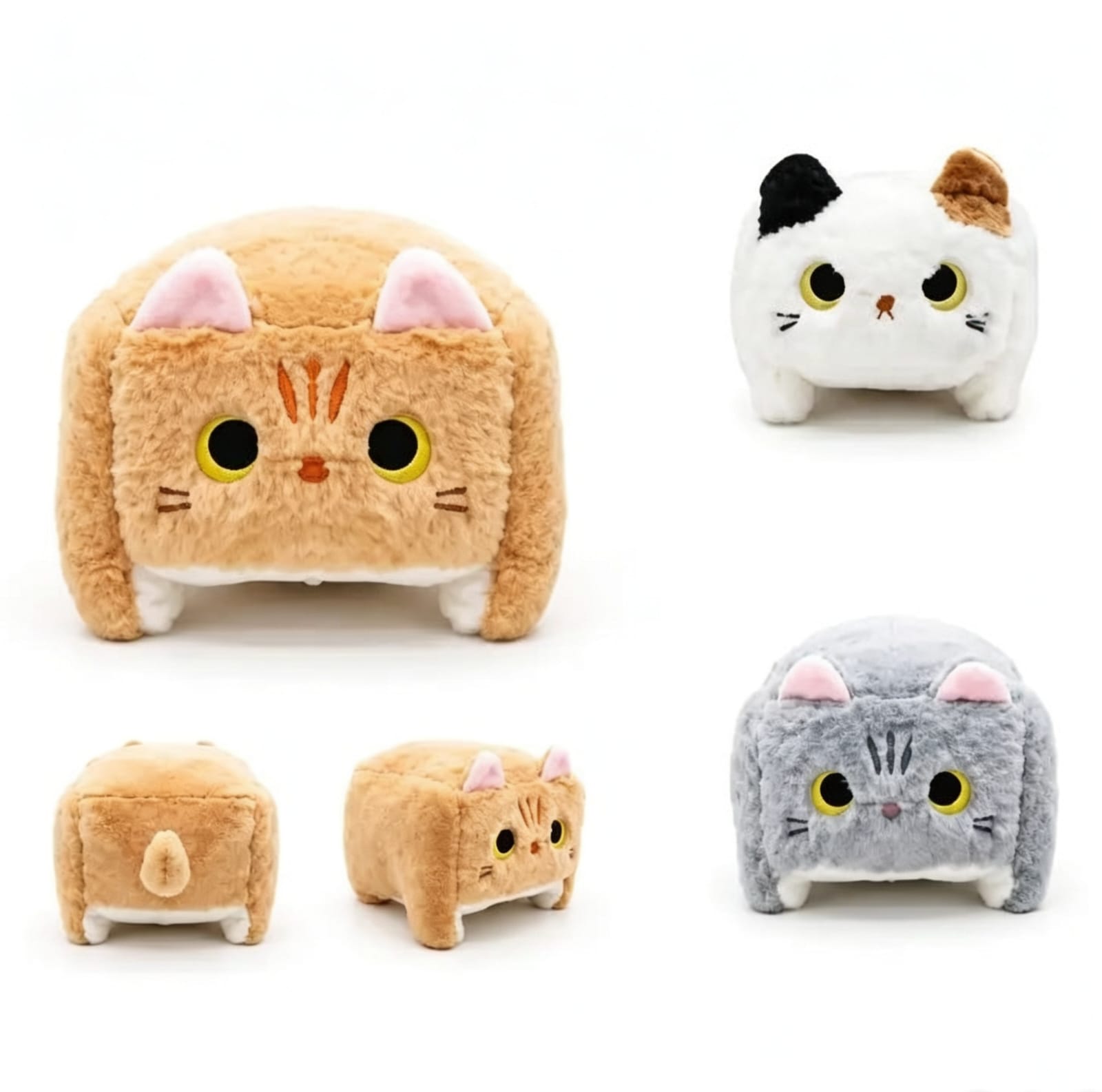30454- ALMOHADON GATO 3 MOD LINEA TRENDY 12X20X20 +INFO+FOTOS