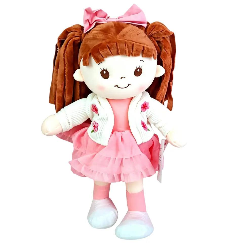 751110A- MUÑECA  MUSICAL 5 MELODIAS 15"  38CM  peluches +INFO+FOTOS