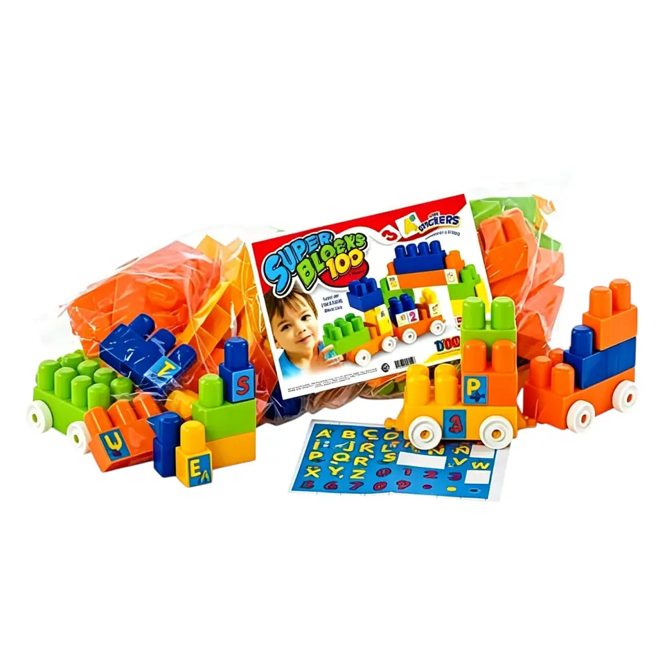 551 BOLSO CON BLOCKS DIDACTICOS 100P  DURAVIT (Caja 4)