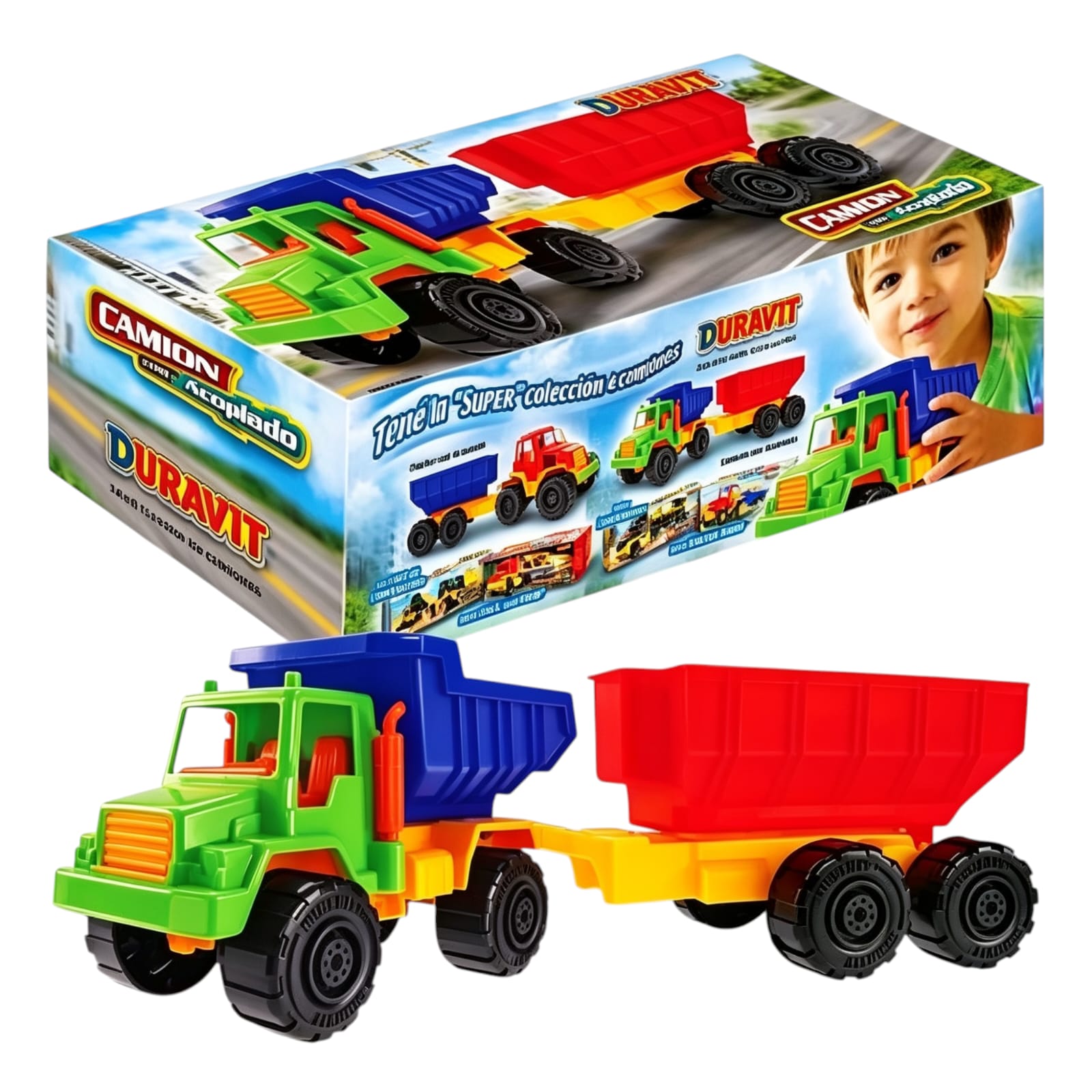 209 CAMION CHICO CON VOLQUETE   DURAVIT (Caja  6)