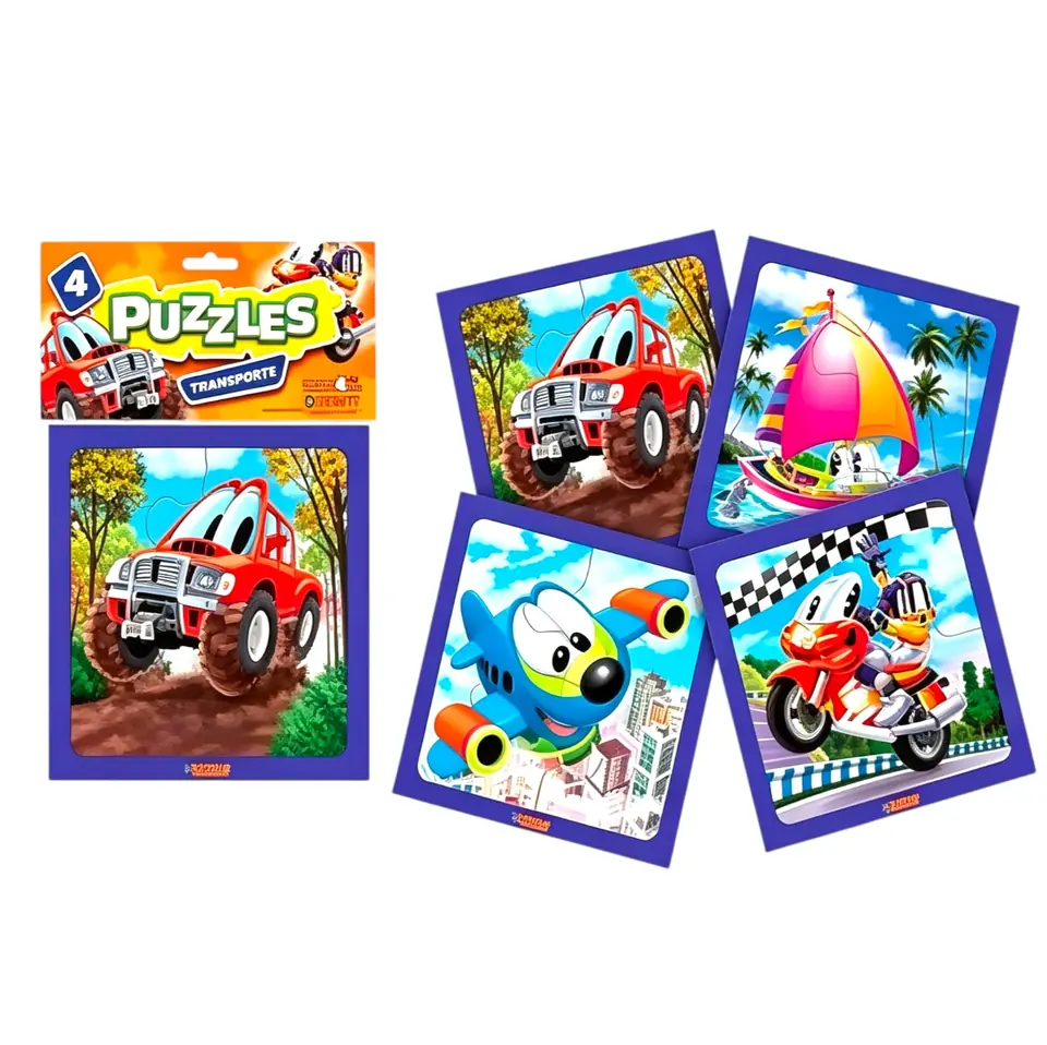 5 PUZZLE X 4  TRANSPORTE DURAVIT  (Caja 48)