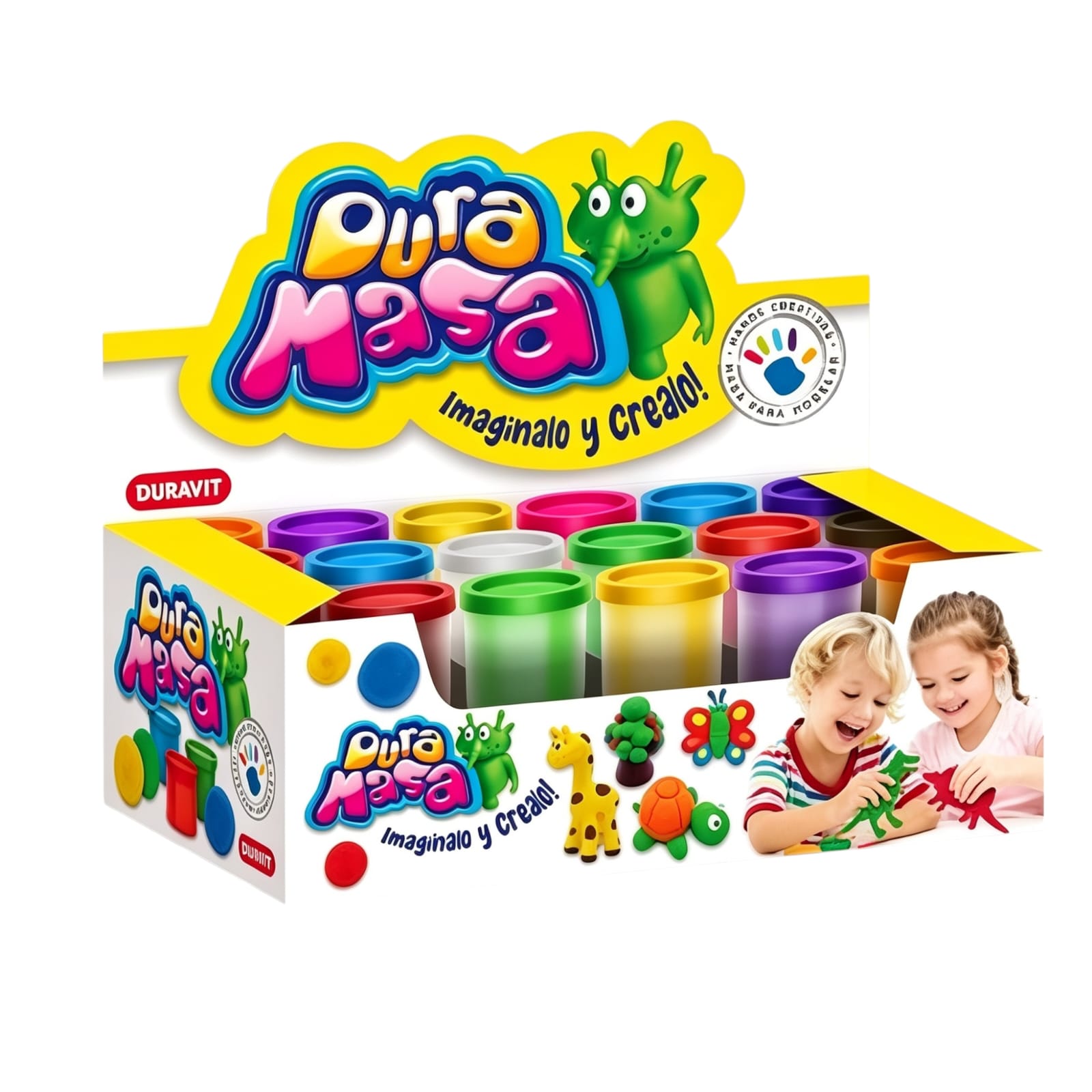 703 - Masas  Display exhibidor x36 , 6 colores DURAVIT (caja x5)