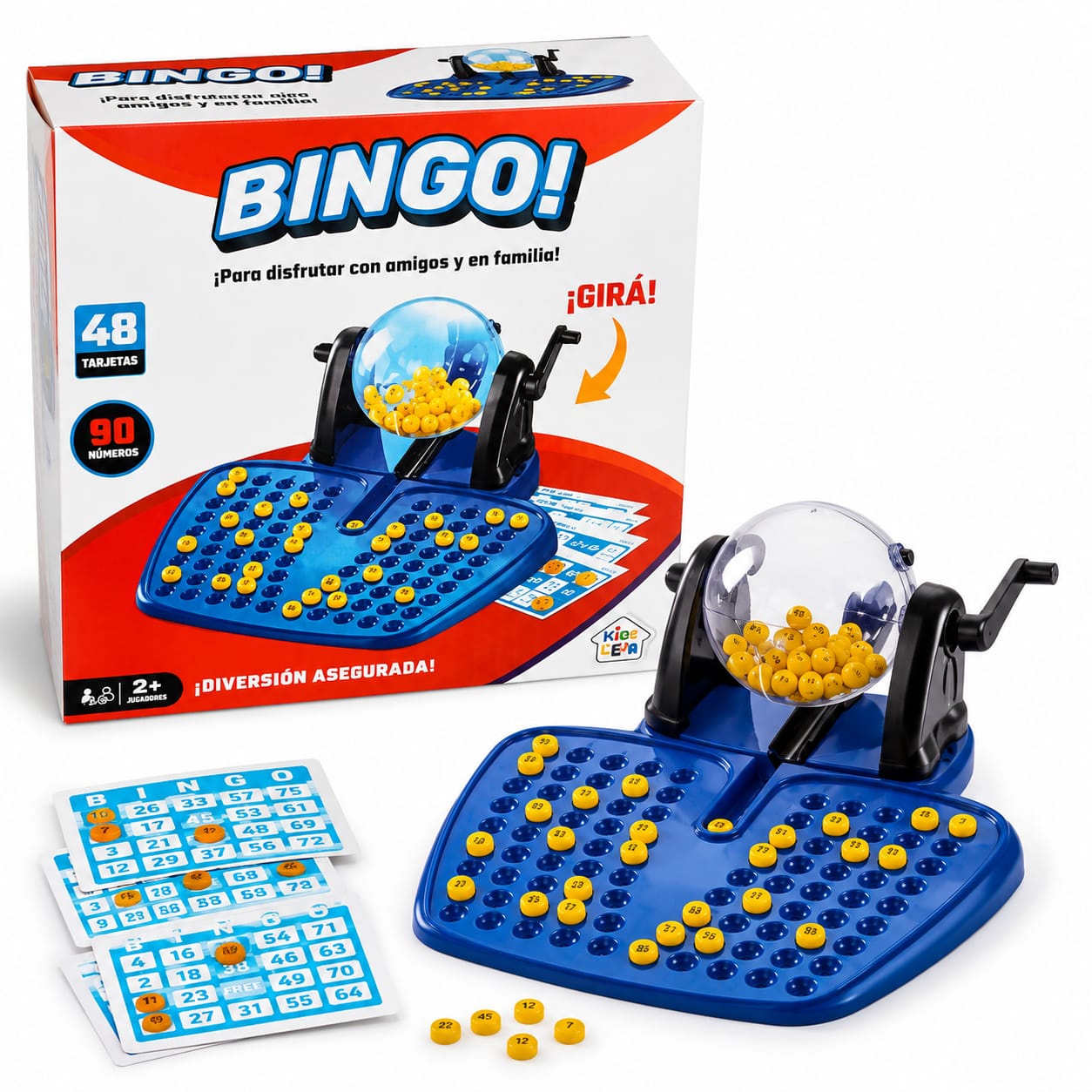 51108- JUEGO DE BINGO C/BOLILLERO 24X24X10  +INFO+FOTOS