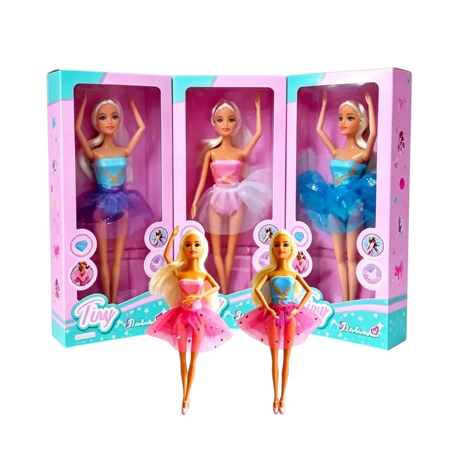 *54916- MUÑECA TINY BAILARINA ARTICULADA 11X32X4