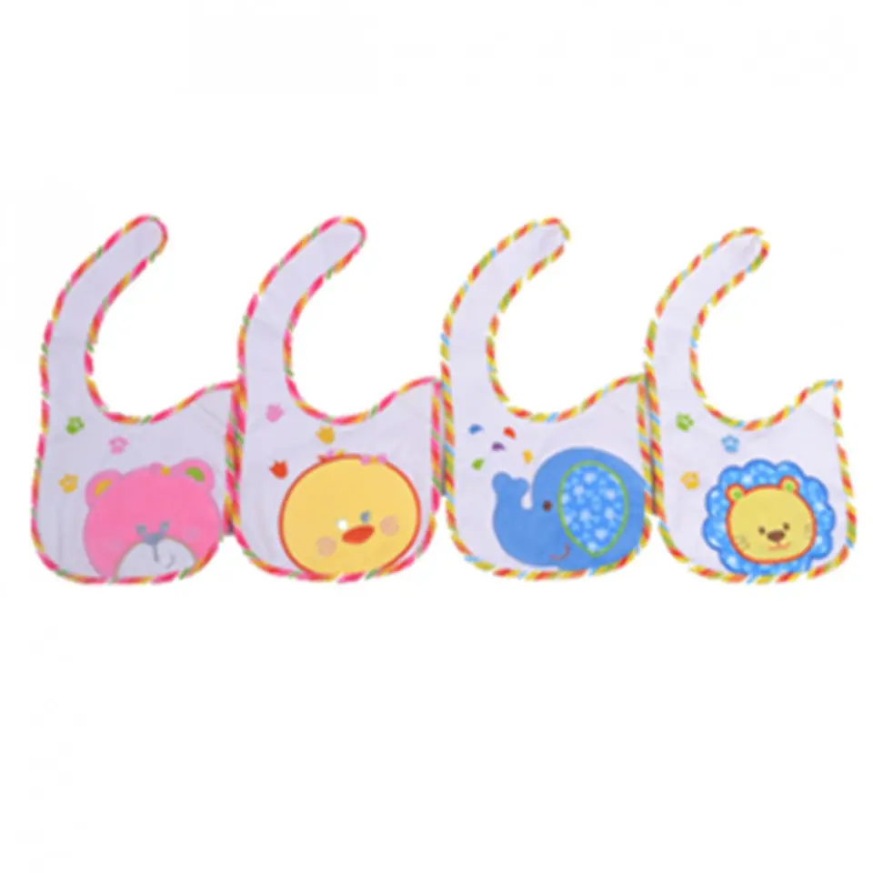 12813 BABEROS 8"  4 ANIMALES