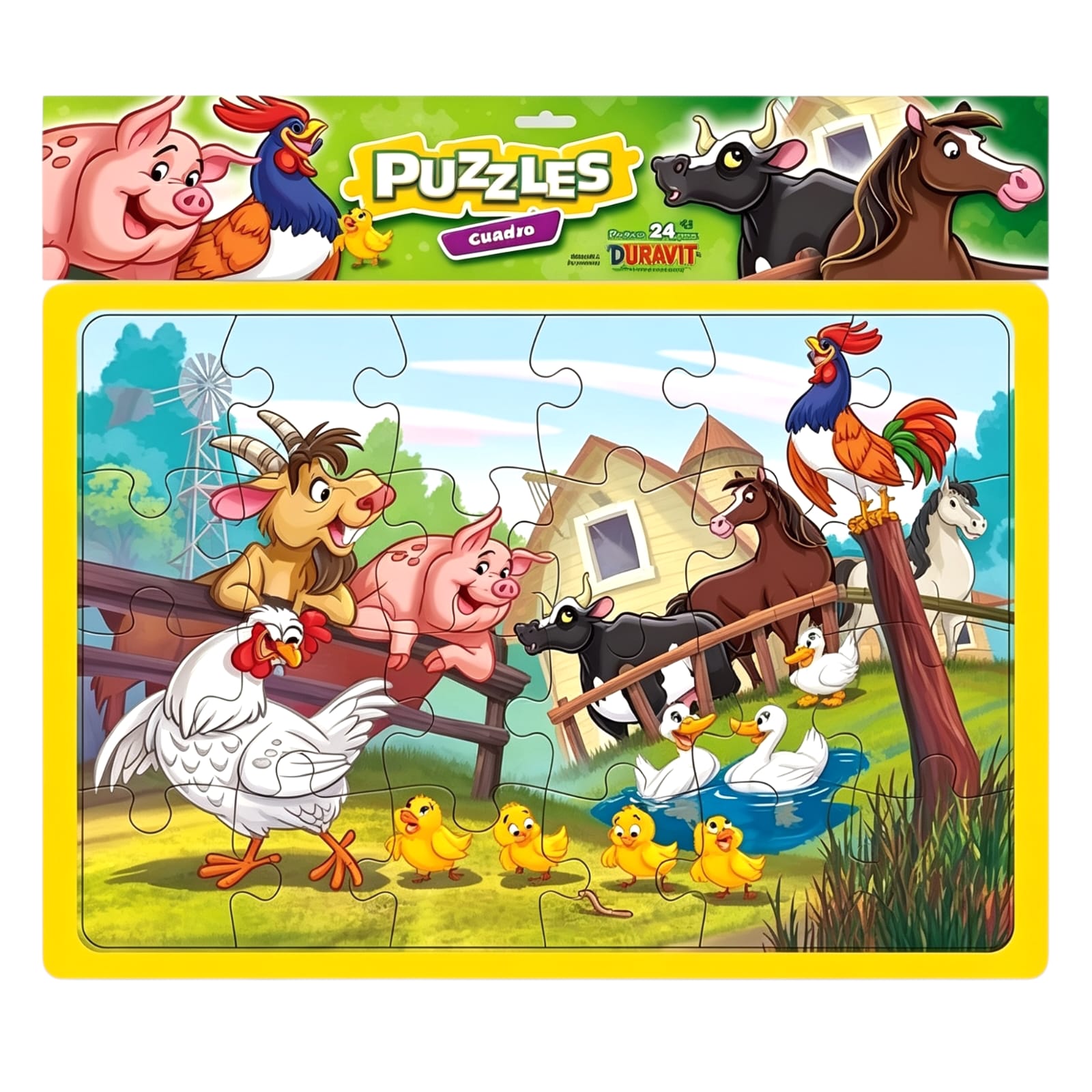 3 PUZZLE CUADRO GDE 24P DURAVIT (Caja 24)
