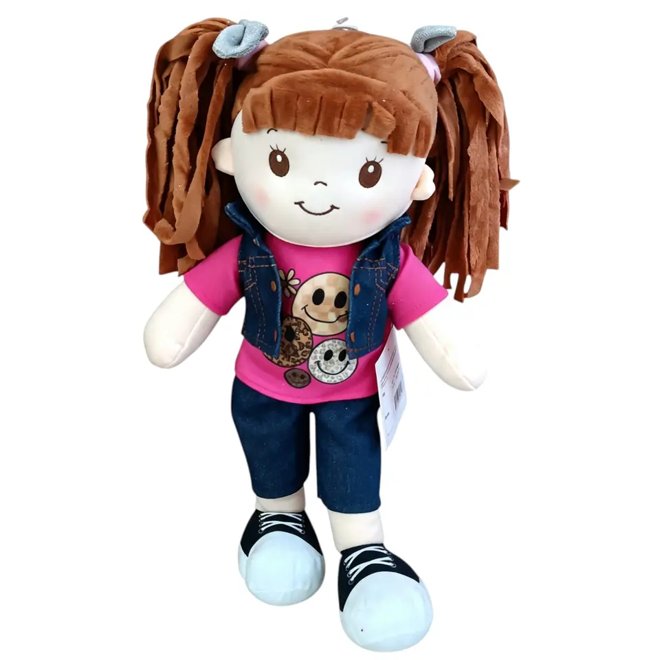 751110D- MUÑECA 15"  35CM MUSICAL 5 MELODIAS peluches +INFO+FOTOS