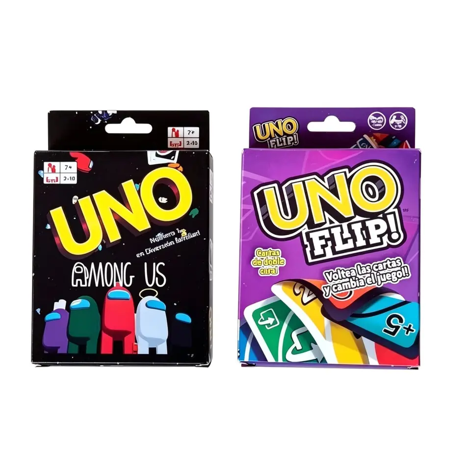 3009 - JUEGO UNO  AMONG Y FLIP