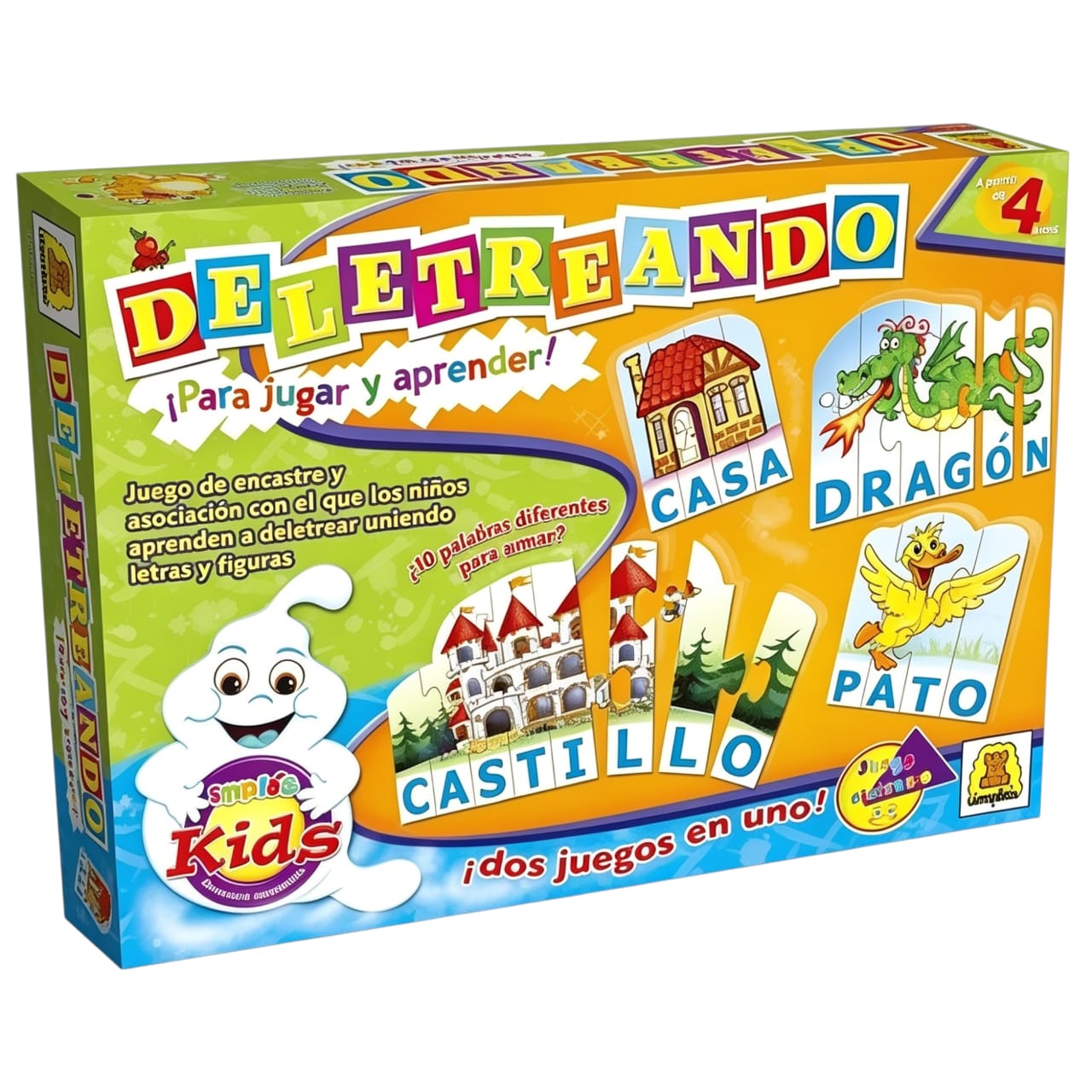 IM252- Deletreando, Juego de encastre .IMPLAS Didácticos Educativos CAJAX12. Edad: a partir de 4 años Participantes: 1 a 5 Medidas de la caja: 27 x 19.5 x 3.5 cm.(+INFO PDF)