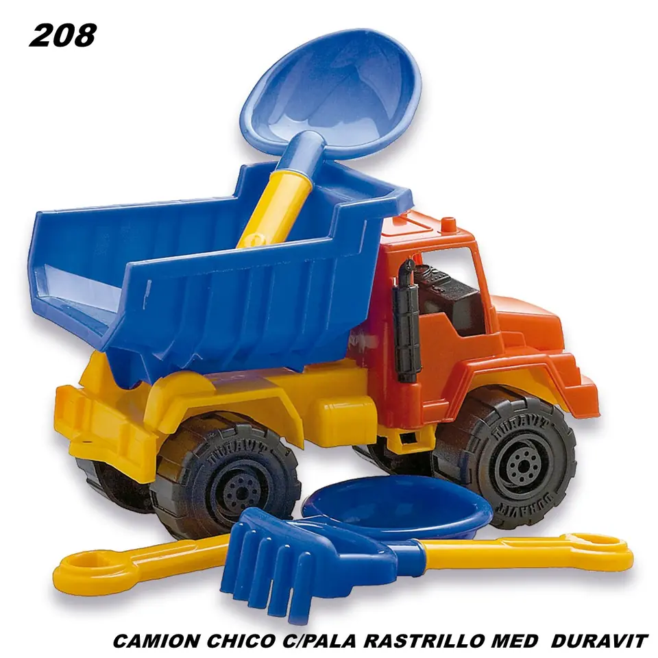 208 CAMION CHICO C/PALA Y RASTRILLO MEDIANO  (Caja 12)