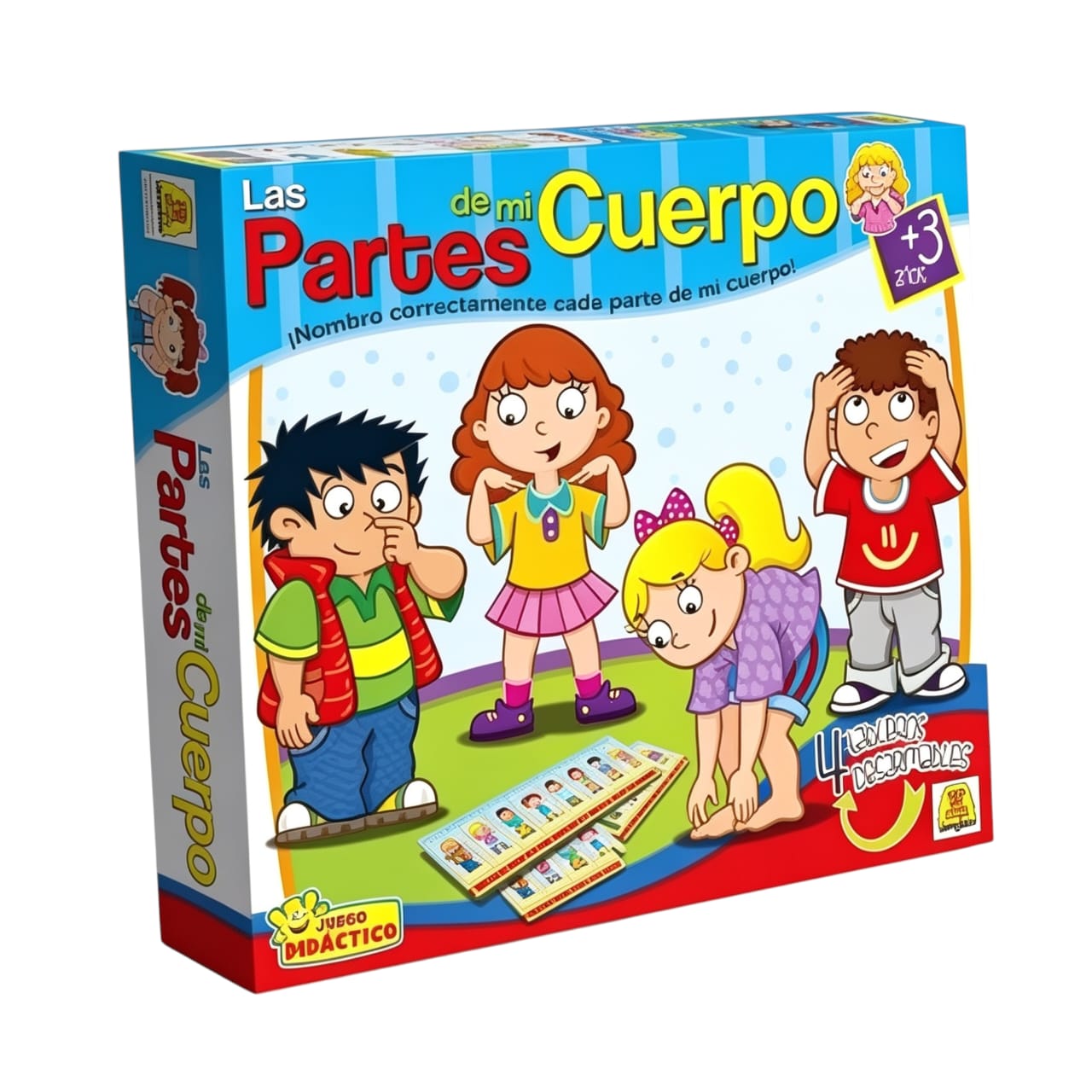 IM426- Las partes de mi cuerpo.DIDACTICOS EDUCATIVOS, Edad: a partir de 3 años Participantes: 2 a 4 Medidas de la caja: 27 x 25 x 4.5 cm Juego didactico.IMPLAS. (+INFO PDF)