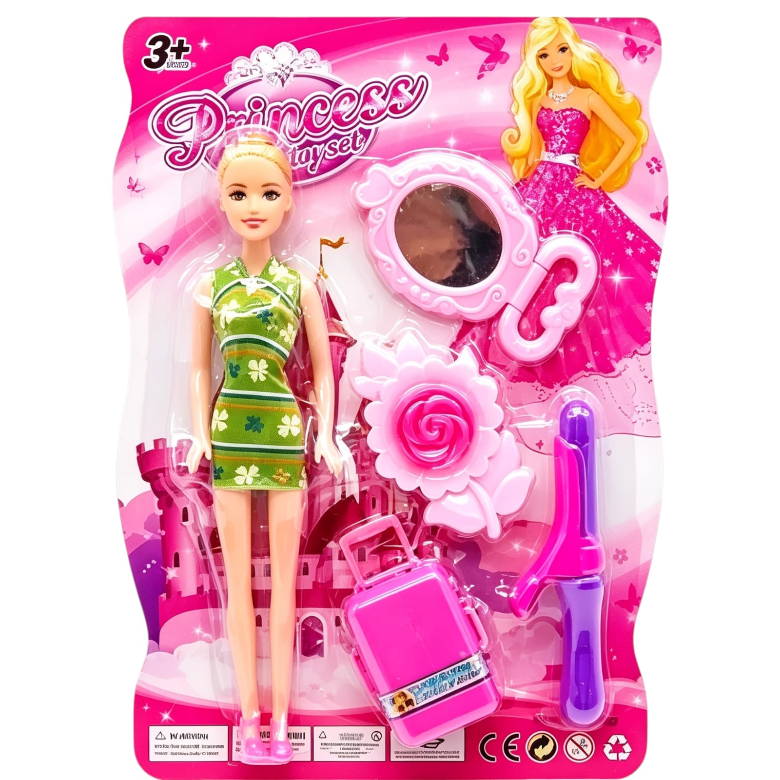 10642 MUÑECA C/JUEGO DE BELLEZA 34X23.5X6