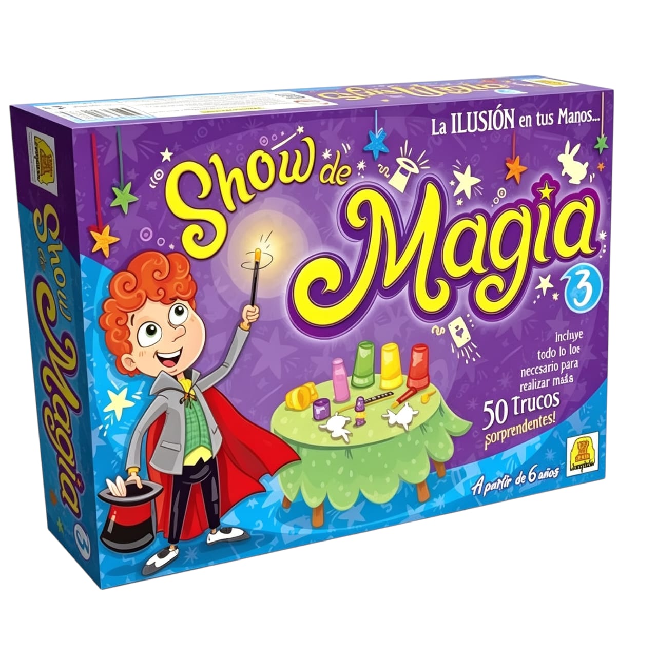 IM373- Magia 50 Trucos ( Mod 3).Juego de Magia. Edad: a partir de 6 años Participantes: 1 o mas Medidas de la caja: 27 x 19.5 x 6 cm . IMPLAS No Tradicionales CAJAX8.