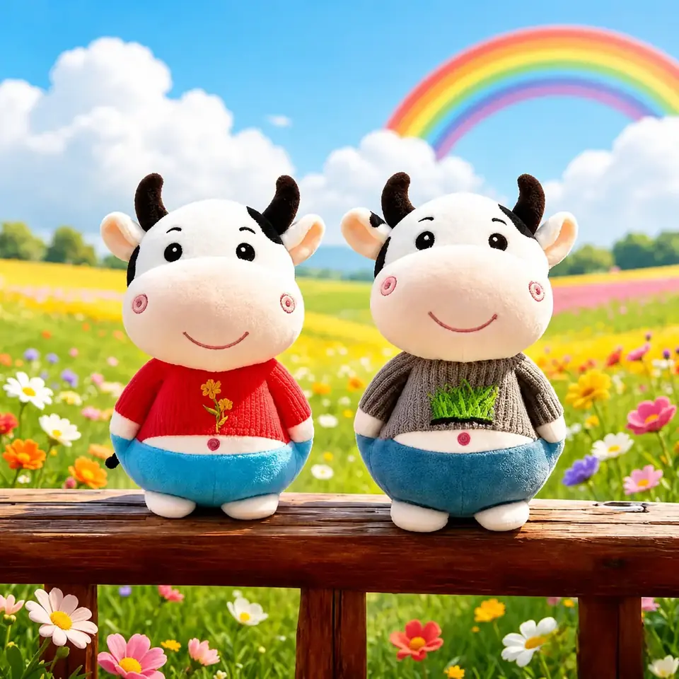 613735 - VACA 8"=20CM  2MOD  peluches +info+fotos