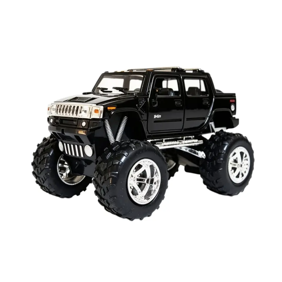 42540-COLECCION KINSMART HUMMER H2 SUT MODDY OFF ROAD MET 1:40 LICENCIA  AUTOMOTRIZ PACKAGING VISOR +INFO+FOTOS