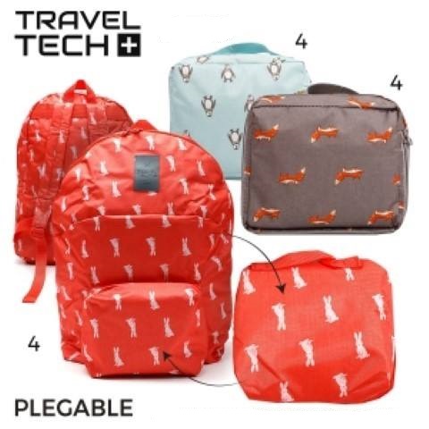 9743 MOCHILA VIAJE TRAVEL TECH 45X33X10