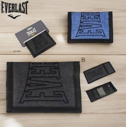 26645-  BILLETERA EVERLAST NÁUTICAS, COMPARTIMIENTOS INTERNOS CIERRE CON ABROJO E INCLUYE PACKAGING IDEAL PARA EXHIBICIÓN, 100% NYLON, 12.50 X 27 CM