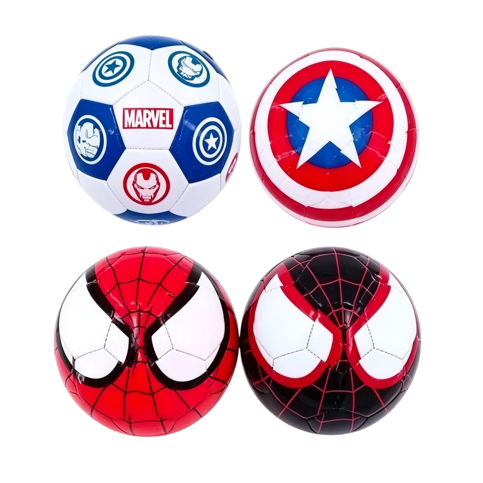 **56136- PELOTA FUTBOL MARVEL Nº2 4MOD  +INFO+FOTOS