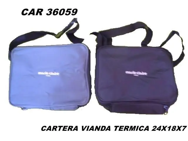 36059  CARTERA BMORRAL VIANDA TERMICA 24X18X7