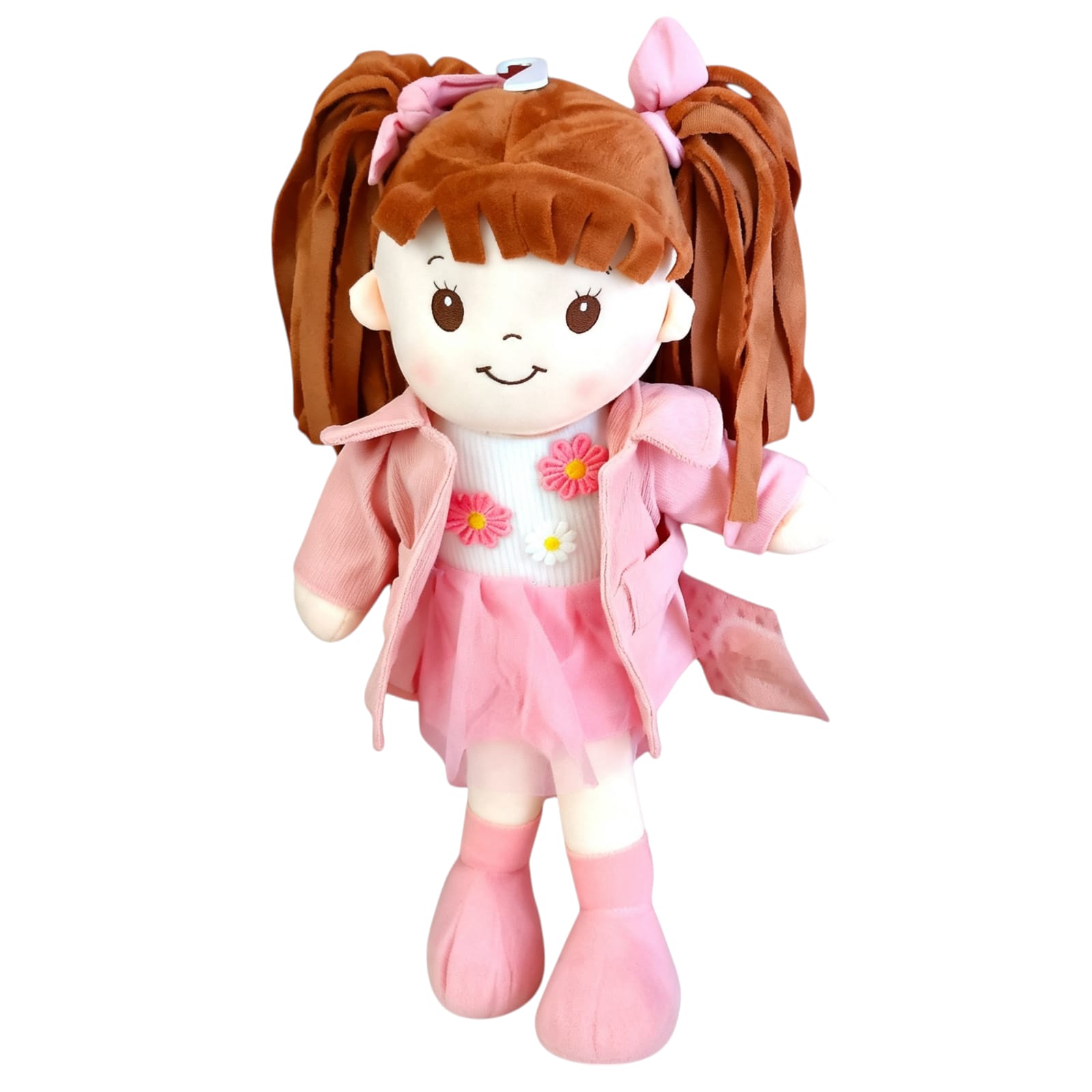 751110B- MUÑECA 15"  38CM MUSICAL 5 MELODIAS peluches +INFO+FOTOS