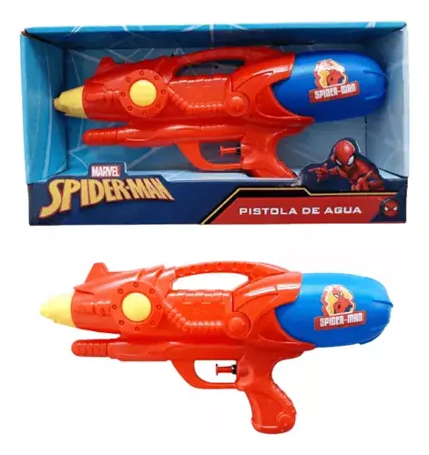 8684 - PISTOLA DE AGUA  SPIDERMAN EN CAJA  30X16X7