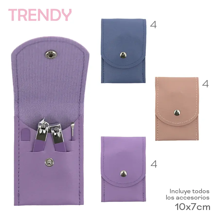 17814 – Set Manicura Trendy(+FOTOS)  Composición: PU Alto: 10cm Ancho: 7cm