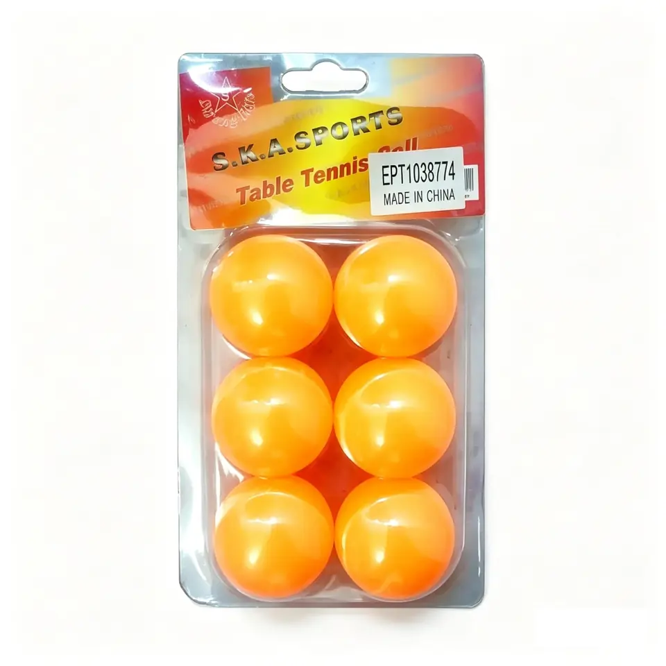 38774- PELOTA PING PONG  X6  19X11 (+foto)