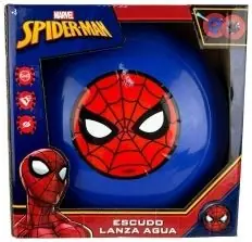 8836 - ESCUDO LANZADOR DE AGUA SPIDERMAN (EN CAJA) 23X23X8