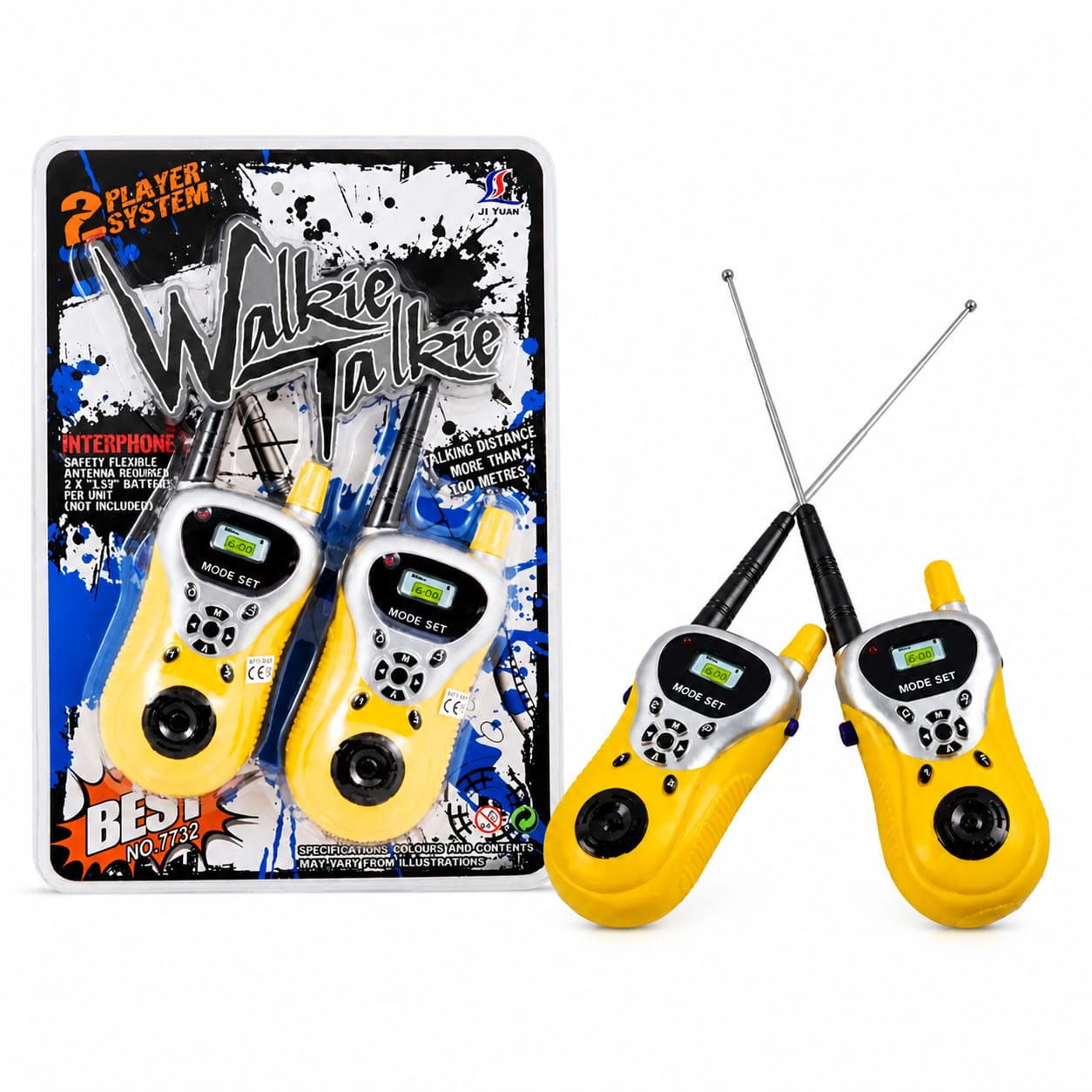 51359- INTERCOMUNICADORES WALKIE TALKIE 100M 30X21X5  JUGUETES +INFO+FOTOS