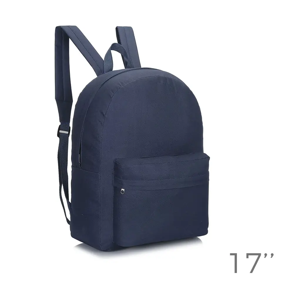 15830 – Mochila Lisa  Info: Mochila de lona Composición: 600D Alto: 44cm Ancho: 33cm Profundidad: 21cm