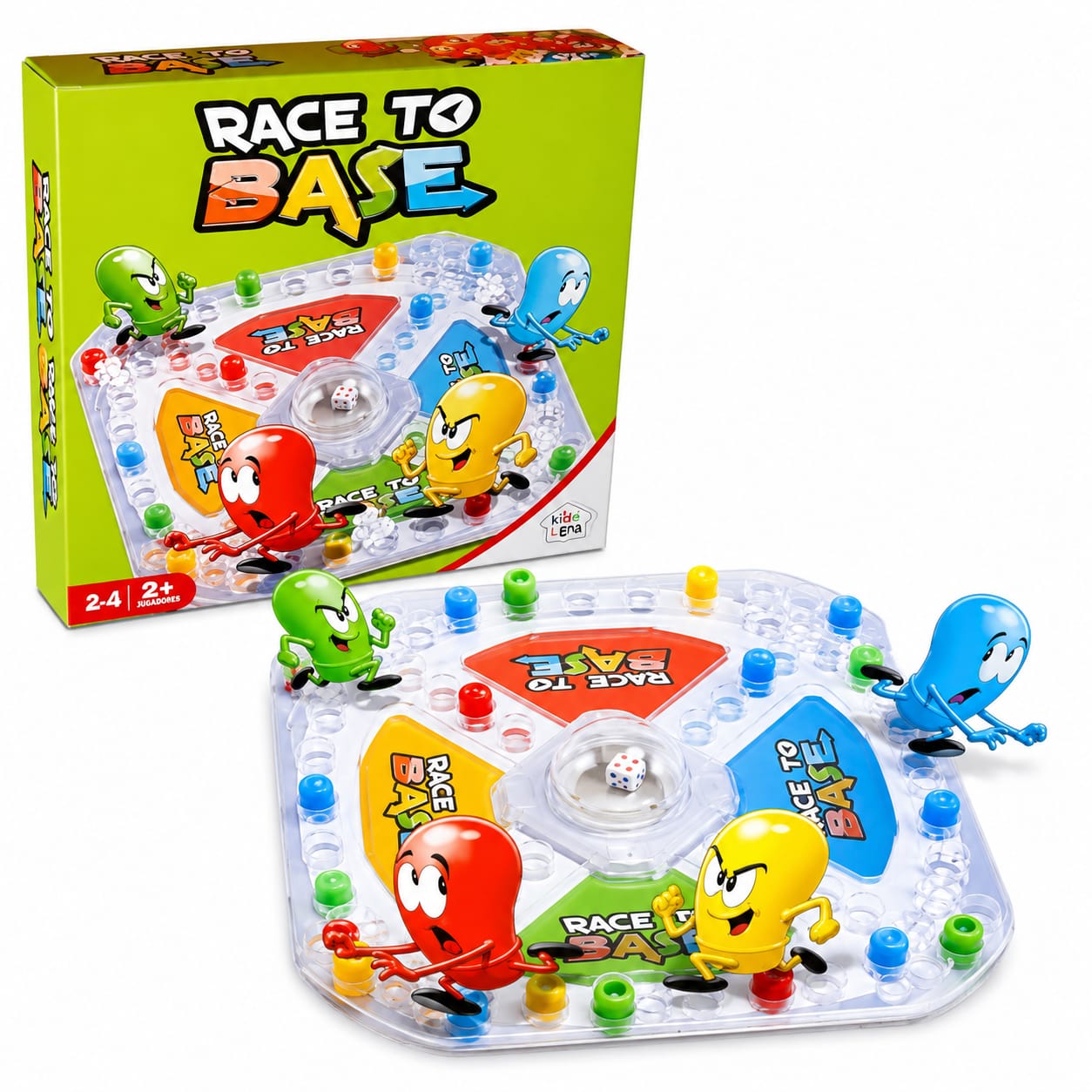 51096- JUEGO DE MESA LUDO RACE TO BASE 27X27X6  +INFO+FOTOS