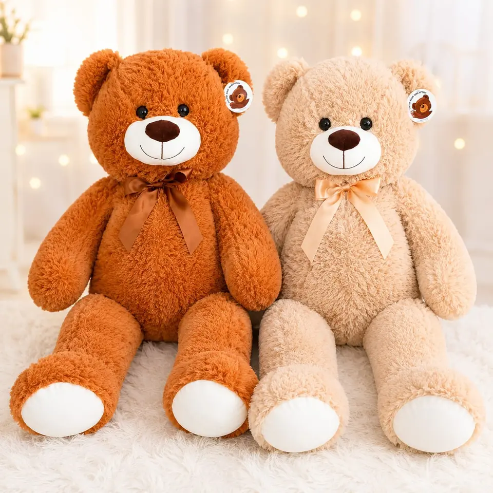993010- OSO C/MOÑO GTE  37.5"  95CM  2MOD PELUCHES +INFO+FOTOS