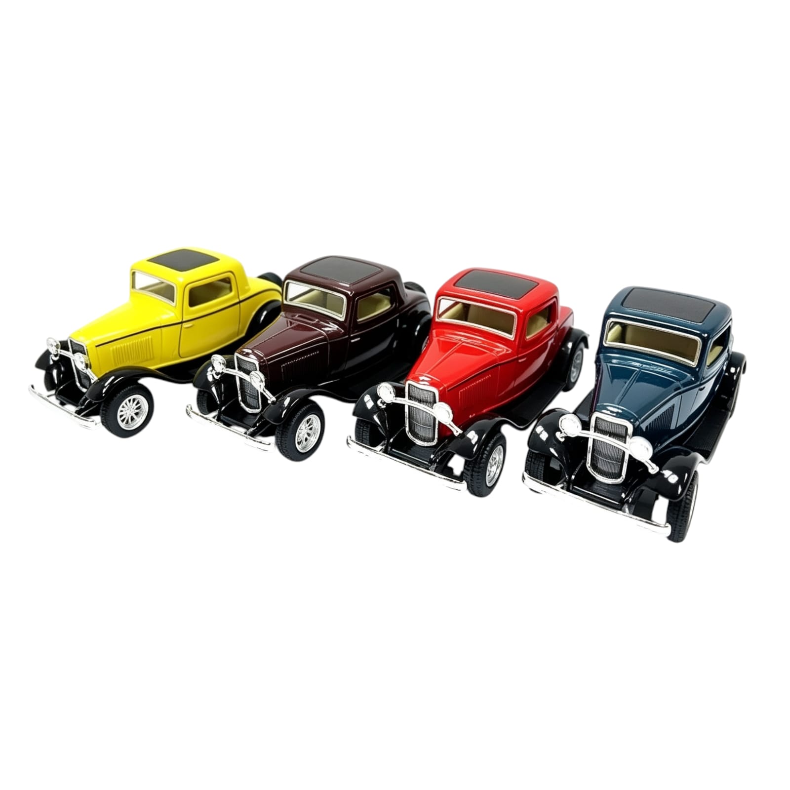 32030-COLECCION KINSMART FORD A 1932 COUPE 5"  LICENCIA  AUTOMOTRIZ PACKAGING VISOR +INFO+FOTOS