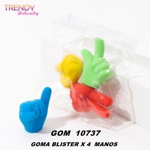 10737 GOMA TRENDY X 4 MANOS