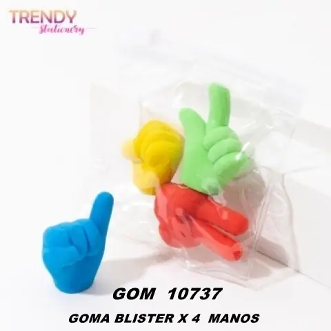 10737 GOMA TRENDY X 4 MANOS