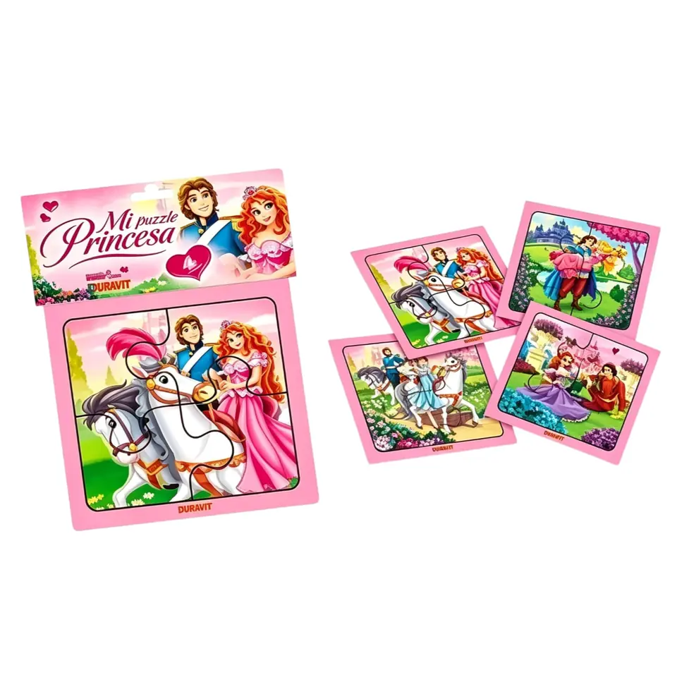 50 PUZZLE X 4  PRINCESA  DURAVIT (Caja 48)